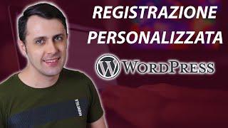 Come Creare Registrazione Personalizzata per Siti WordPress