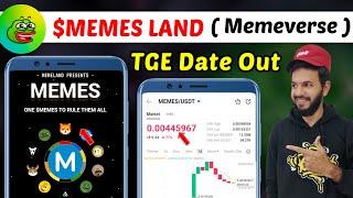 Memeland $MEMES Token withdrawal on chain | Memes Token On tonkeeper & Hotcoin exchange deposit