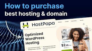 How to Buy a Domain and Hosting for WordPress on HostPapa - Step-by-Step Guide