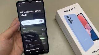 How To Turn Off Emergency Alerts on Samsung Galaxy A13