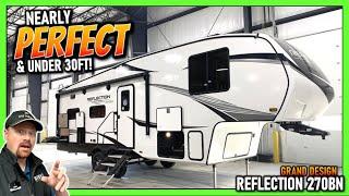 Nearly PERFECT & Small Sized New Couple's Fifth Wheel!! 2023 Grand Design Reflection 270BN