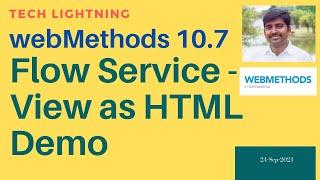 webMethods 10.7 | View the webMethods code as HTML | View as HTML | 2 minutes Demo