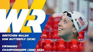  WORLD RECORD - First Ever Sub-24 Swim at Women's 50m Butterfly by  Gretchen Walsh ‍️