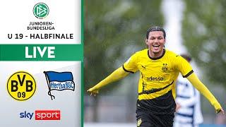 Re-LIVE Borussia Dortmund - Hertha BSC Berlin | U19 Bundesliga | Halbfinale 2 - Hinspiel