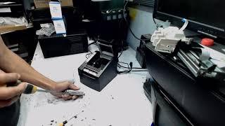 How to fix GSAN POS printer cutter stuck up