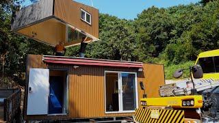 Process of Making Duplex Mobile Home. Skilled Korean Architects