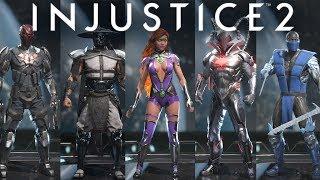 All EPIC Gear Sets for DLC CHARACTERS! (So Far) | INJUSTICE 2