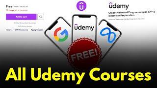 How to Get Paid Udemy Courses for FREE with Certificates in 2024-25 | FREE Courses