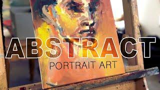 Paint an ABSTRACT PORTRAIT in Acrylic