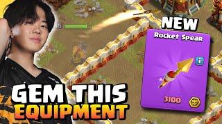 GAKU NEW Rocket Spear EPIC Equipment vs #1 Team In The WORLD (Clash of Clans)