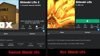 Shinobi Life 2 Was Banned &  Shinobi Life Old Version! [ROBLOX]