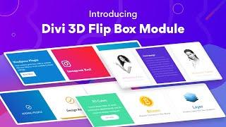 Introducing Divi 3D Flip Box Module | Divi Essential