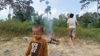 Kembali kekebun bersama keluarga dedek gaffi pandai senang ikut kekebun