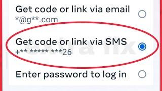Instagram Not Show Fix Get code or link via SMS Problem Solve
