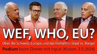 Peter Hahne, Václav Klaus und Ueli Maurer im Gespräch mit Remko Leimbach in Kloten (Teil 4/4)