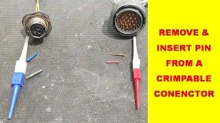 {655} How To Insert & Remove Pin Using Insertion & Removal Tool