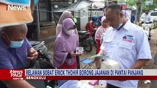 Bantu UMKM, Relawan Sobat Erick Thohir Borong Dagangan PKL di Bengkulu #iNewsPagi 16/02