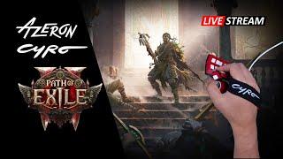 Path of Exile 2 with one-handed controller #azeron #poe2 #cyro