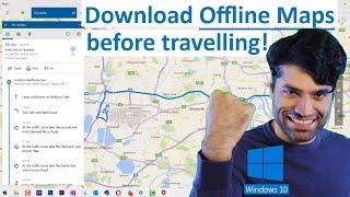 Download Maps for Offline Use Windows 10