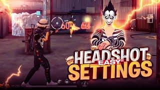 Secret Settings For EASY Headshots  || Free Fire