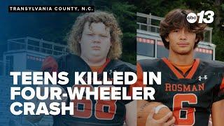 2 North Carolina football players killed after four-wheeler crash