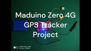 Maduino Zero 4G GPS Tracker