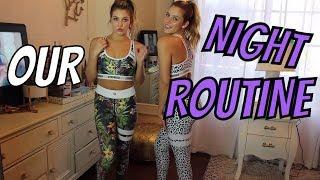 SCHOOL NIGHT ROUTINE 2017 - Caci Twins