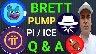 Brett PUMP  || BONE & Pi Network & ICE Network  Latest Update || GOATS Mining || Crazy Crypto Mintoo