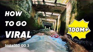 Insta360 GO 3 - How to Film a Viral Water Tunnel Shot (ft. Oni Hoironi)
