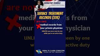 What are #VA Service Treatment Records?