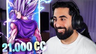 21.000 CC ULTRA Beast Gohan Summons in Dragon Ball Legends