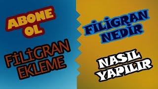 YOUTUBE FİLİGRAN EKLEME ! FİLİGRAN NASIL YAPILIR ? ABONE ARTTIRMA !