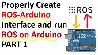 Properly Create ROS - Arduino Interface and run ROS on Arduino - PART 1 - Robotics Tutorial