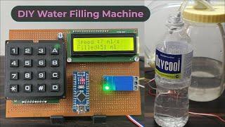 User Input Based Liquid/Water Filling Machine using Flow Sensor & Arduino