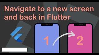 Flutter Navigation (FirstPage to SecondPage) - Using the Navigator Push