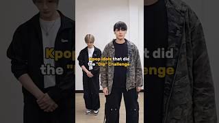 Kpop Idols doing the "Dip" Challenge | #txt #lesserafim #zb1 #cravity #kpop #shorts