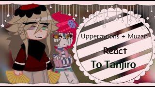 uppermoons + muzan react to tanjiro || remake  || manga spoilers ||