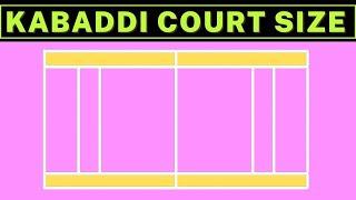 kabaddi court size | kabaddi court measurement | kabaddi court model | kabaddi ground measurement
