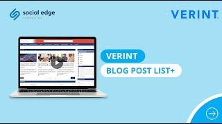 Blog Post List+ Product Deep Dive Demo | Products for Verint