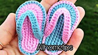 गारंटी हैं ऐसी चप्पल कभी नहीं देखी होगी crochet baby silipar !allhometips