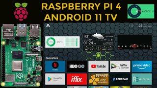 RASPBERRY PI 4: ANDROID 11 TV + GAMING TEST