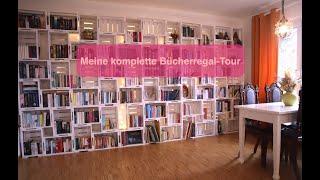 Die Bücherregal -Tour | Bookshelf Tour 2021 | Ich zeige euch meine komplette Bücherwand