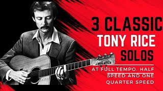 Tony Rice's Best Solos? Learn 3 Of The Master's Classic Bluegrass Breaks