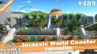 Jurassic World Coaster - vernslim  PLANET COASTER  Attraktion Vorstellung #489