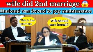 Husband was forced to pay maintenance | Judge asked why wife is not earning ? #divorcelaw #hindulaw