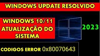 0x80070643 Windows Update Error no Windows 11/10