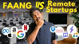 FAANG vs Remote Startup  | What should you choose? | GeekyBaller