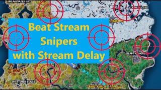 Beat Stream Snipers With Stream Delay on Twitch when Using OBS without ending Stream