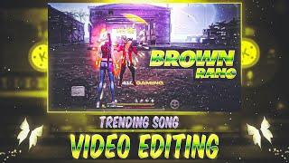 Brown Rang Free Fire Montage Edit | Free Fire Video Editing | 1410 Gaming