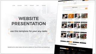 Minimal Website Promo (After Effects template)